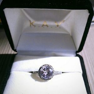 Kay's amethyst ring
